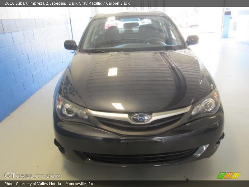 Dark Gray Metallic / Carbon Black 2010 Subaru Impreza 2.5i Sedan