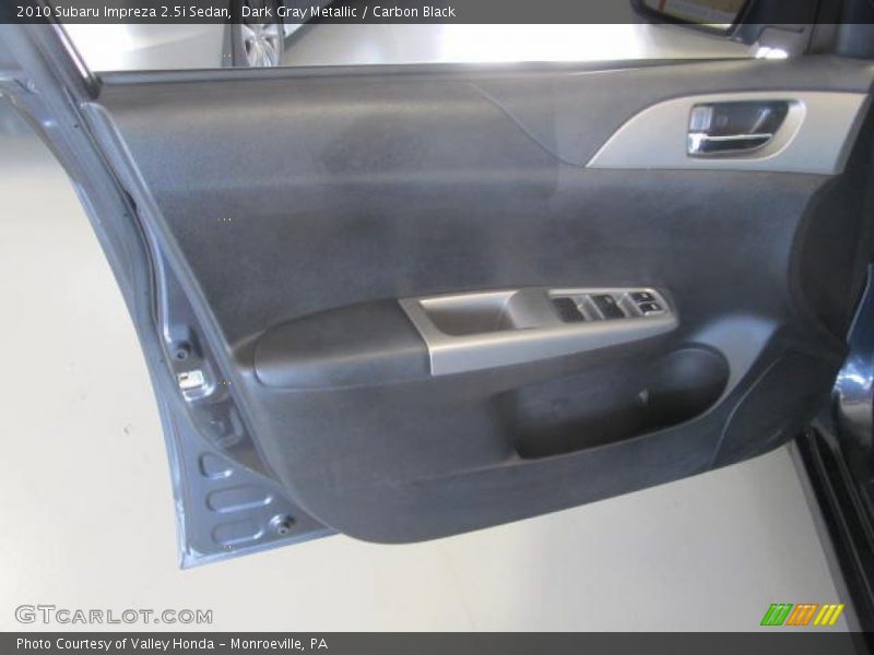 Dark Gray Metallic / Carbon Black 2010 Subaru Impreza 2.5i Sedan