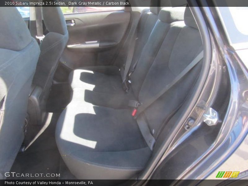 Dark Gray Metallic / Carbon Black 2010 Subaru Impreza 2.5i Sedan