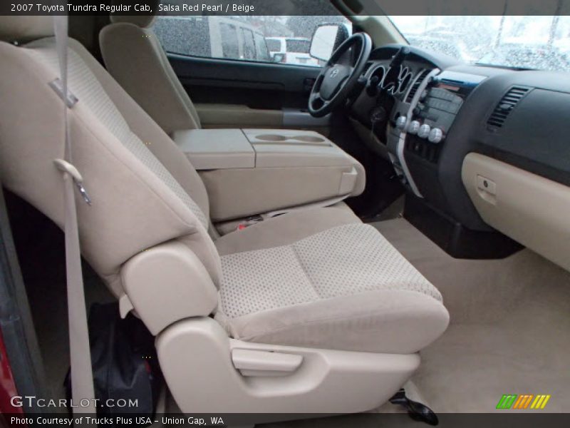 Salsa Red Pearl / Beige 2007 Toyota Tundra Regular Cab