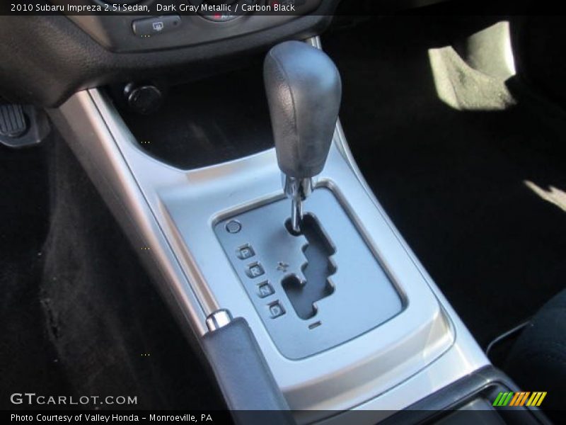 Dark Gray Metallic / Carbon Black 2010 Subaru Impreza 2.5i Sedan