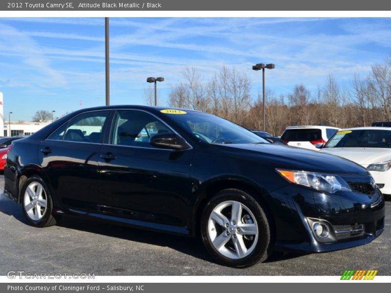 Attitude Black Metallic / Black 2012 Toyota Camry SE