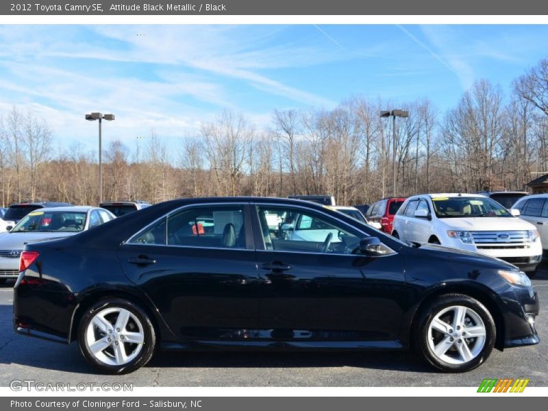Attitude Black Metallic / Black 2012 Toyota Camry SE