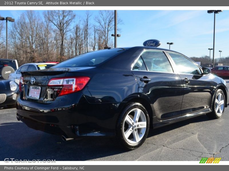 Attitude Black Metallic / Black 2012 Toyota Camry SE