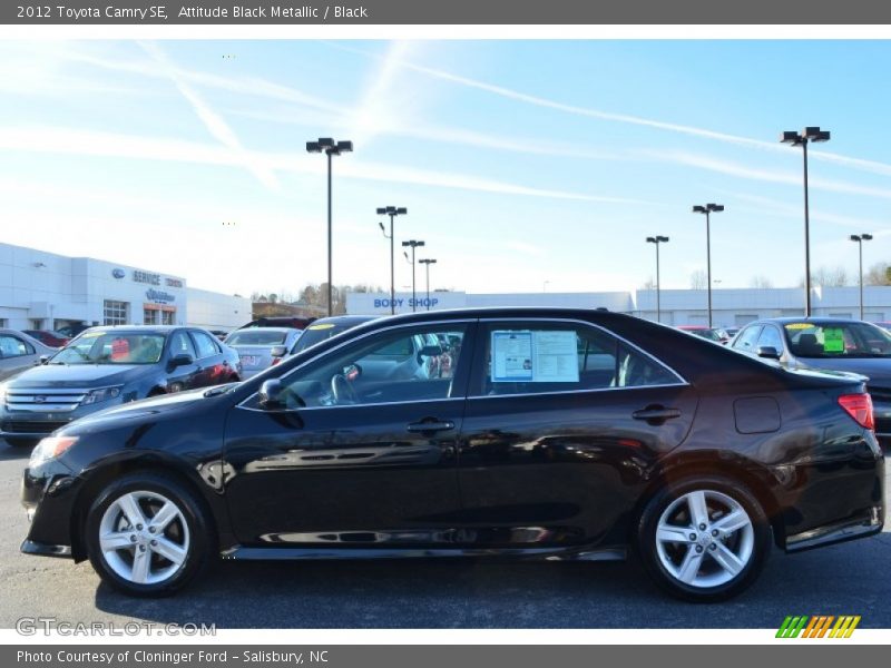 Attitude Black Metallic / Black 2012 Toyota Camry SE