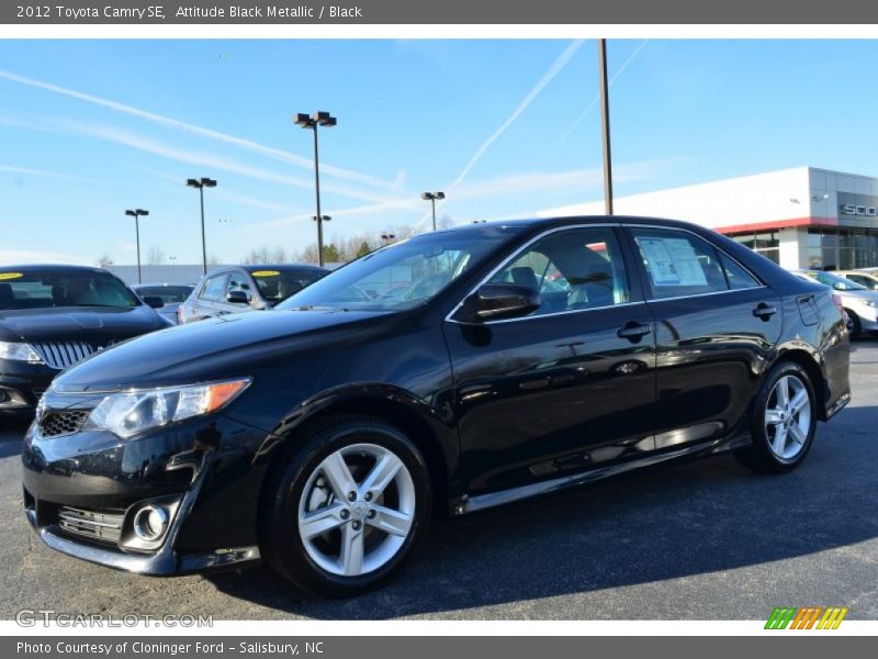 Attitude Black Metallic / Black 2012 Toyota Camry SE