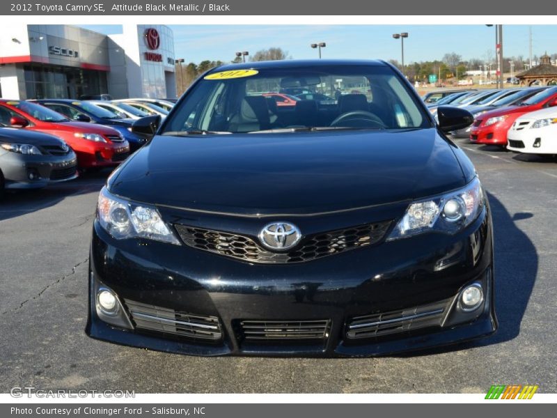 Attitude Black Metallic / Black 2012 Toyota Camry SE