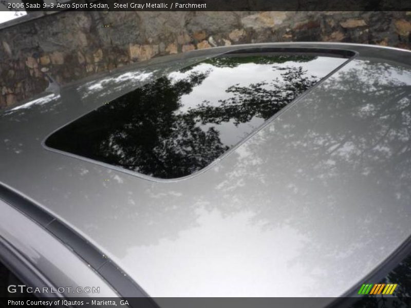 Steel Gray Metallic / Parchment 2006 Saab 9-3 Aero Sport Sedan
