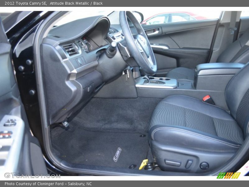 Attitude Black Metallic / Black 2012 Toyota Camry SE