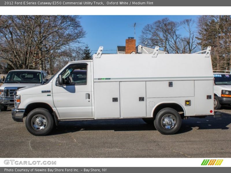 Oxford White / Medium Flint 2012 Ford E Series Cutaway E350 Commercial Utility Truck