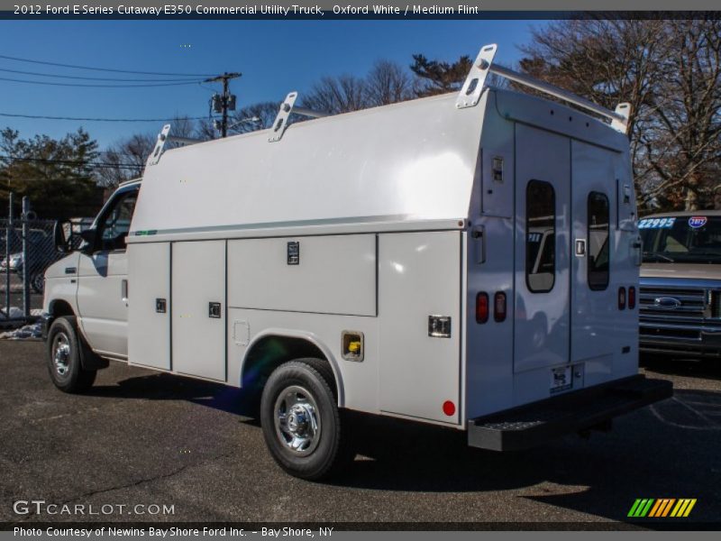 Oxford White / Medium Flint 2012 Ford E Series Cutaway E350 Commercial Utility Truck