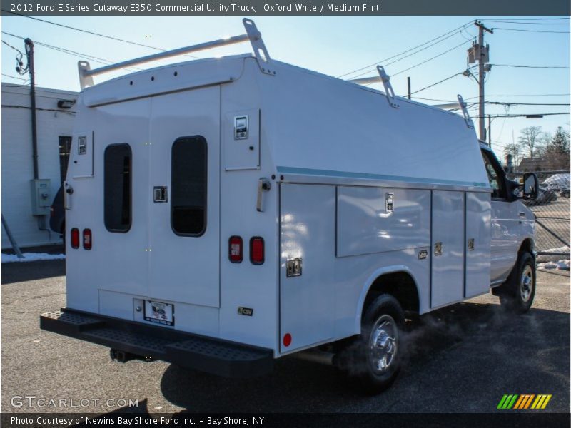 Oxford White / Medium Flint 2012 Ford E Series Cutaway E350 Commercial Utility Truck