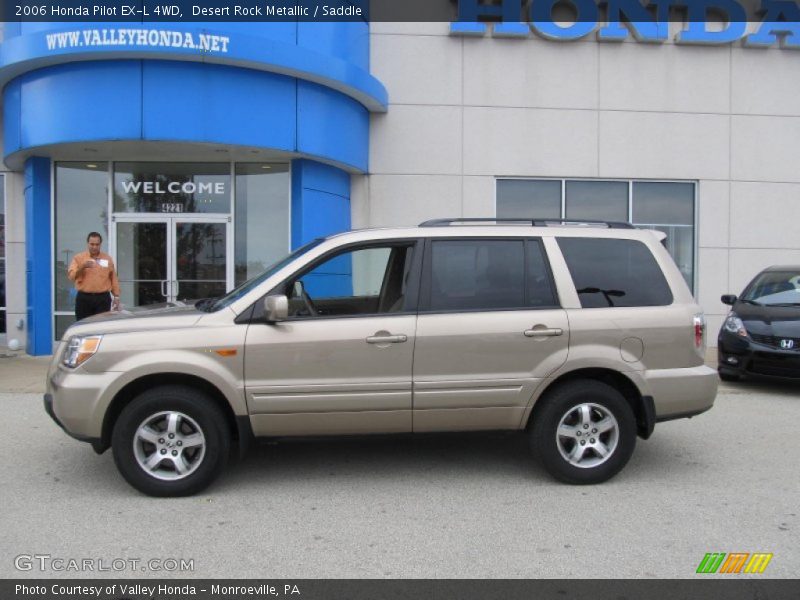 Desert Rock Metallic / Saddle 2006 Honda Pilot EX-L 4WD