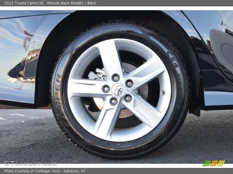 Attitude Black Metallic / Black 2012 Toyota Camry SE