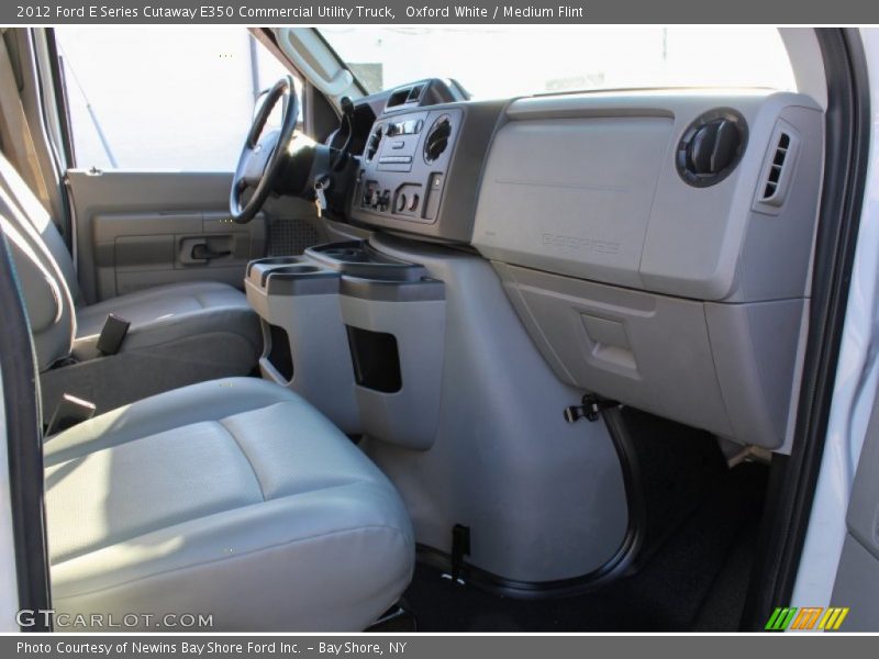 Oxford White / Medium Flint 2012 Ford E Series Cutaway E350 Commercial Utility Truck