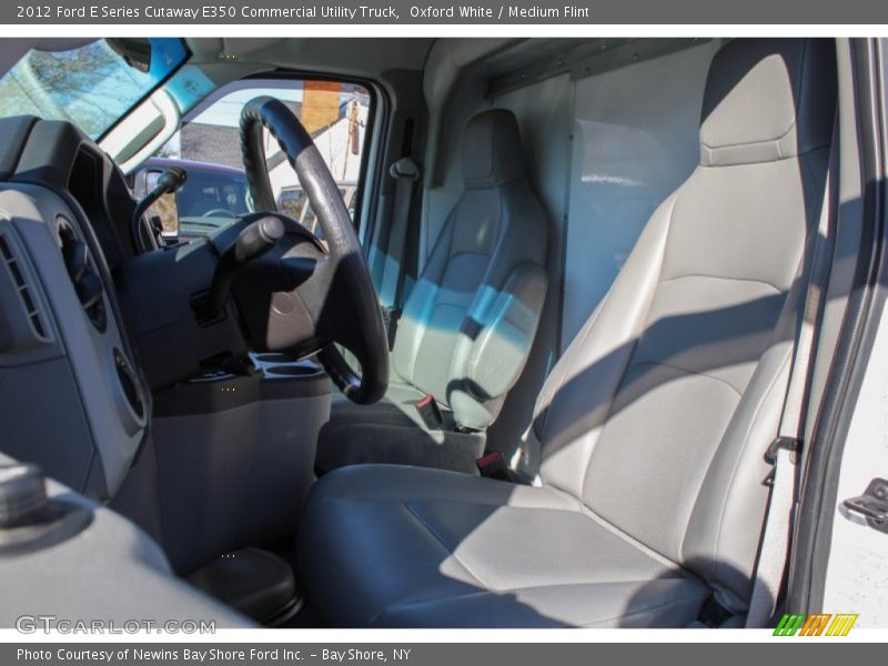 Oxford White / Medium Flint 2012 Ford E Series Cutaway E350 Commercial Utility Truck