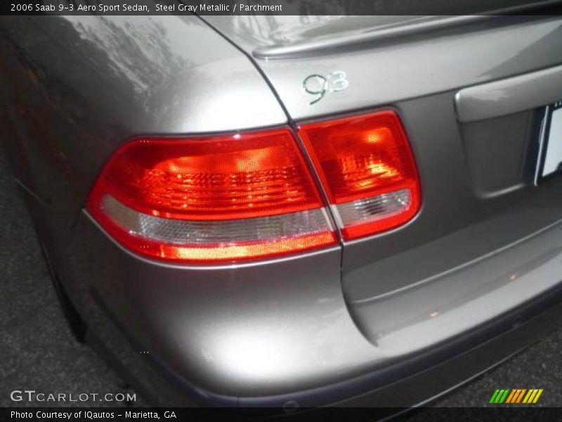 Steel Gray Metallic / Parchment 2006 Saab 9-3 Aero Sport Sedan