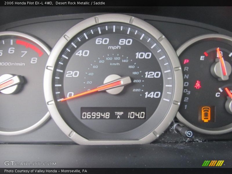 Desert Rock Metallic / Saddle 2006 Honda Pilot EX-L 4WD