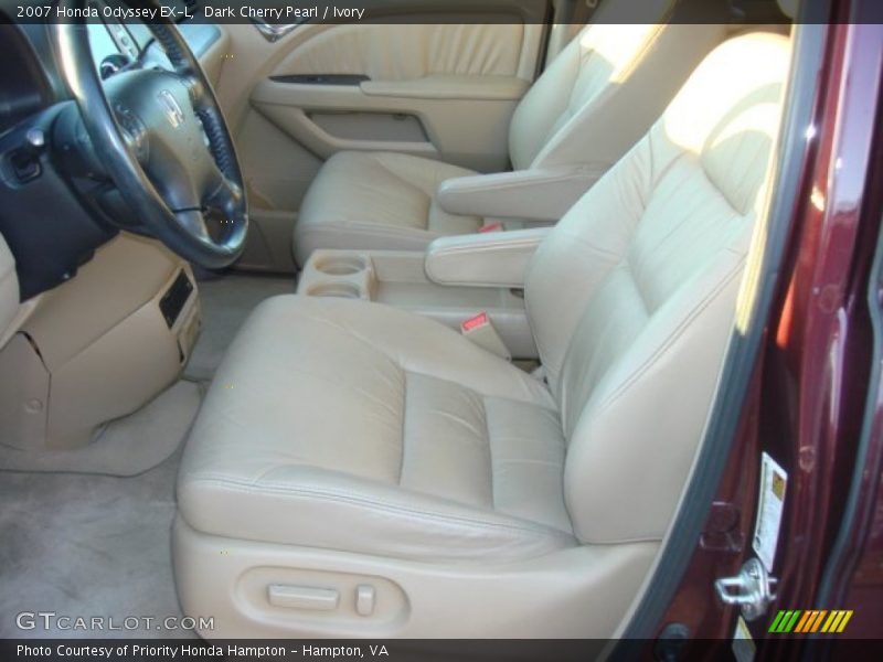 Dark Cherry Pearl / Ivory 2007 Honda Odyssey EX-L
