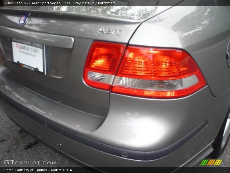 Steel Gray Metallic / Parchment 2006 Saab 9-3 Aero Sport Sedan