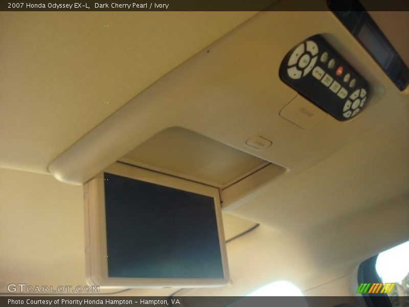 Dark Cherry Pearl / Ivory 2007 Honda Odyssey EX-L