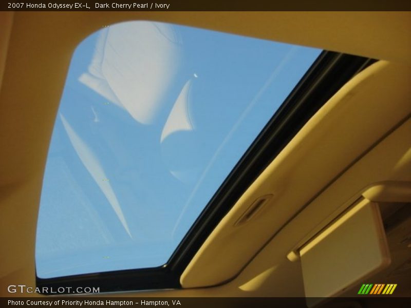 Dark Cherry Pearl / Ivory 2007 Honda Odyssey EX-L