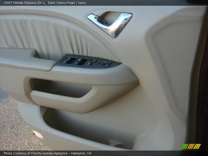 Dark Cherry Pearl / Ivory 2007 Honda Odyssey EX-L