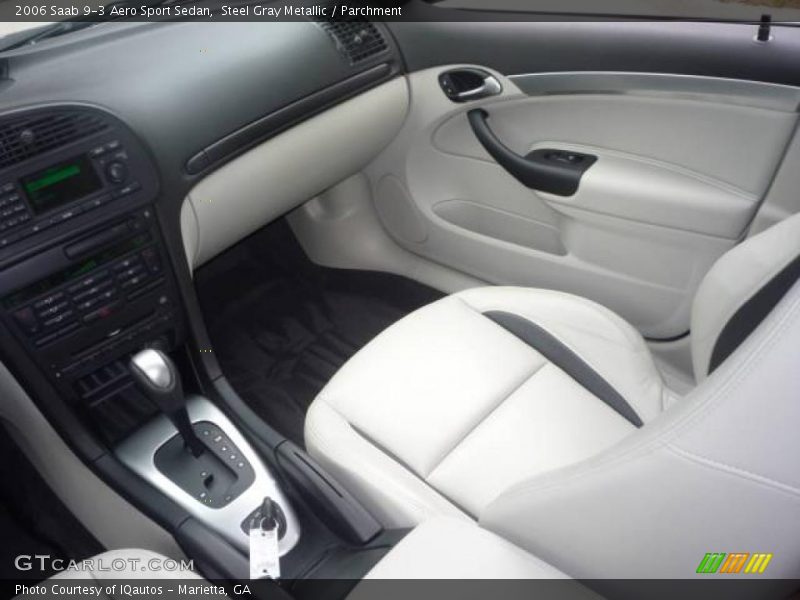 Steel Gray Metallic / Parchment 2006 Saab 9-3 Aero Sport Sedan