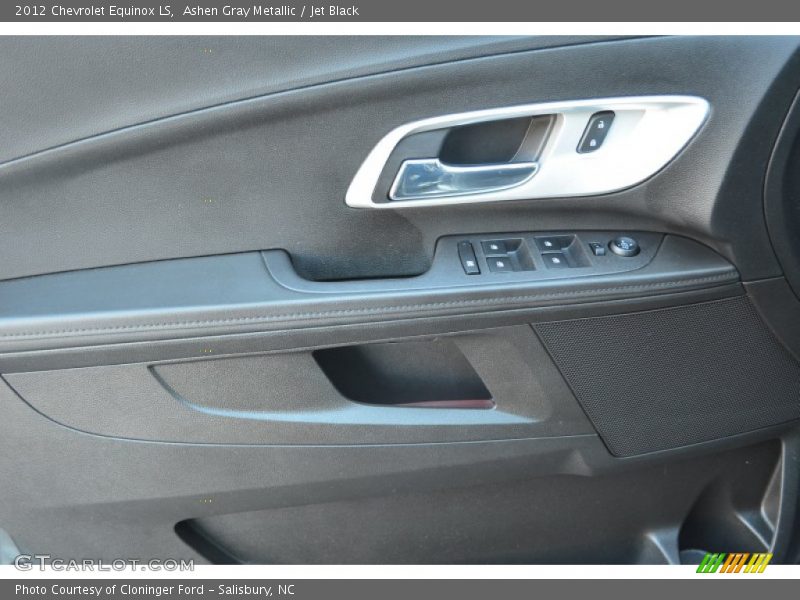 Ashen Gray Metallic / Jet Black 2012 Chevrolet Equinox LS