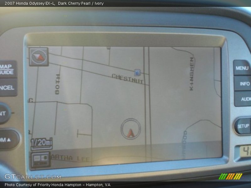 Dark Cherry Pearl / Ivory 2007 Honda Odyssey EX-L