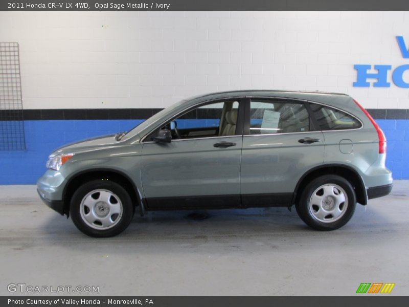Opal Sage Metallic / Ivory 2011 Honda CR-V LX 4WD
