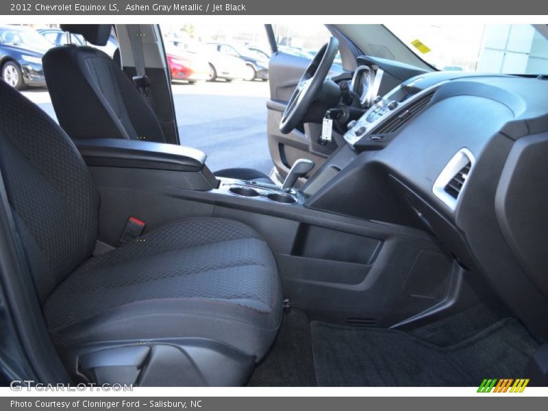 Ashen Gray Metallic / Jet Black 2012 Chevrolet Equinox LS
