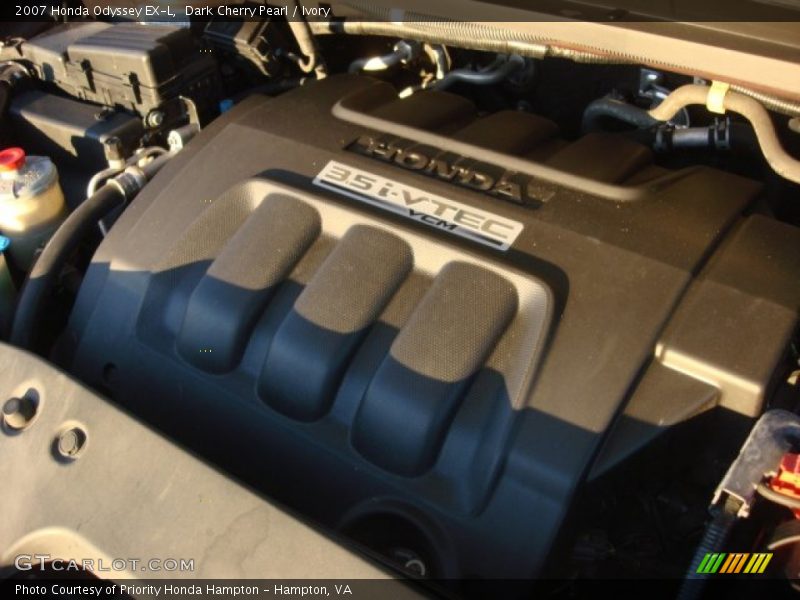 Dark Cherry Pearl / Ivory 2007 Honda Odyssey EX-L
