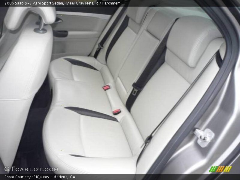 Steel Gray Metallic / Parchment 2006 Saab 9-3 Aero Sport Sedan