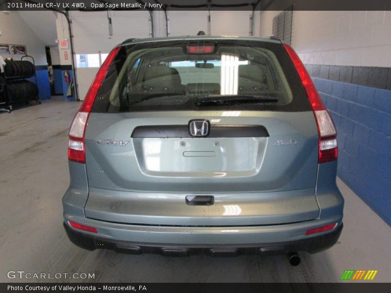 Opal Sage Metallic / Ivory 2011 Honda CR-V LX 4WD