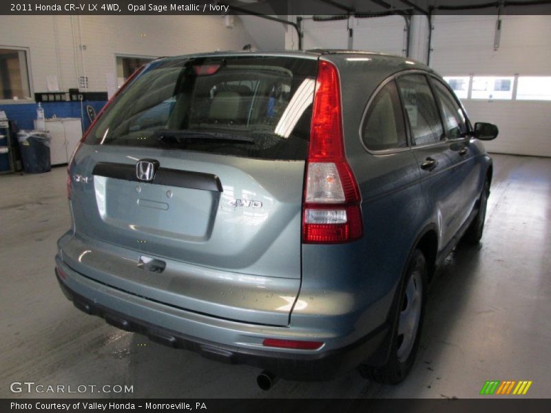 Opal Sage Metallic / Ivory 2011 Honda CR-V LX 4WD
