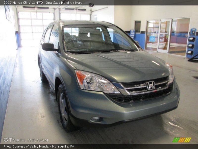 Opal Sage Metallic / Ivory 2011 Honda CR-V LX 4WD