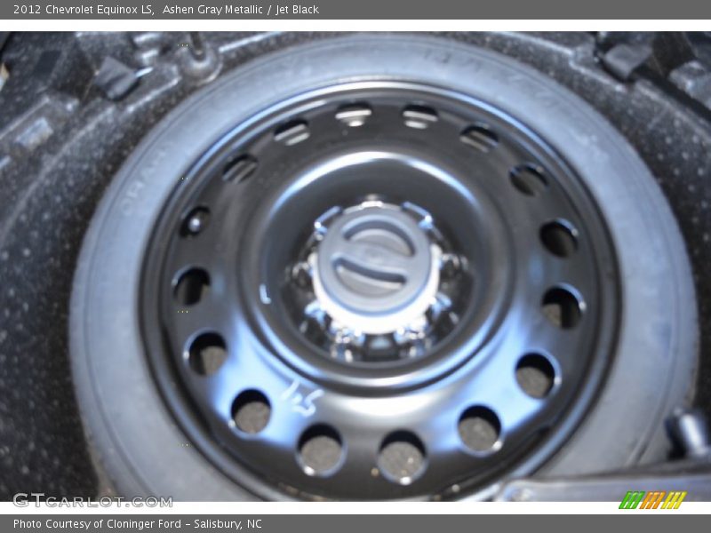 Ashen Gray Metallic / Jet Black 2012 Chevrolet Equinox LS