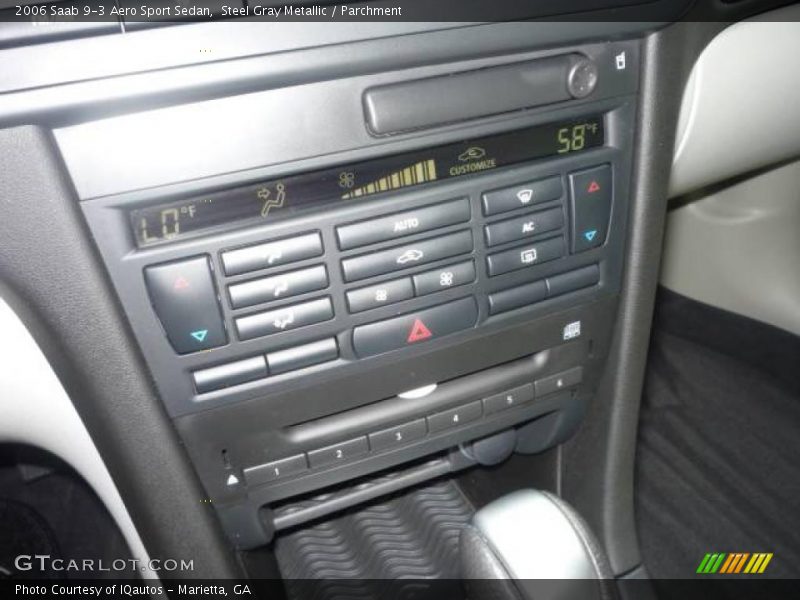 Steel Gray Metallic / Parchment 2006 Saab 9-3 Aero Sport Sedan