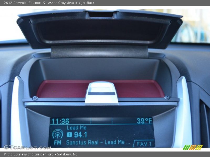 Ashen Gray Metallic / Jet Black 2012 Chevrolet Equinox LS