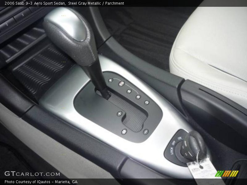 Steel Gray Metallic / Parchment 2006 Saab 9-3 Aero Sport Sedan