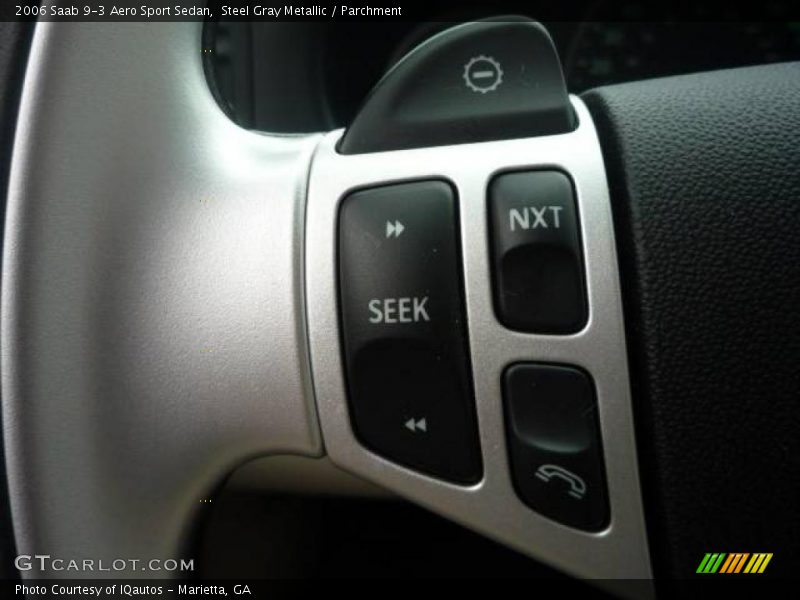 Steel Gray Metallic / Parchment 2006 Saab 9-3 Aero Sport Sedan