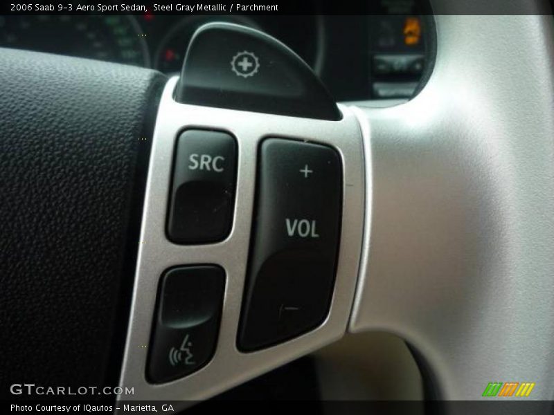 Steel Gray Metallic / Parchment 2006 Saab 9-3 Aero Sport Sedan