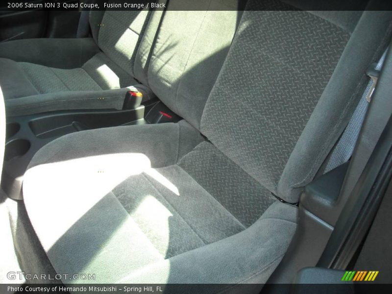 Fusion Orange / Black 2006 Saturn ION 3 Quad Coupe