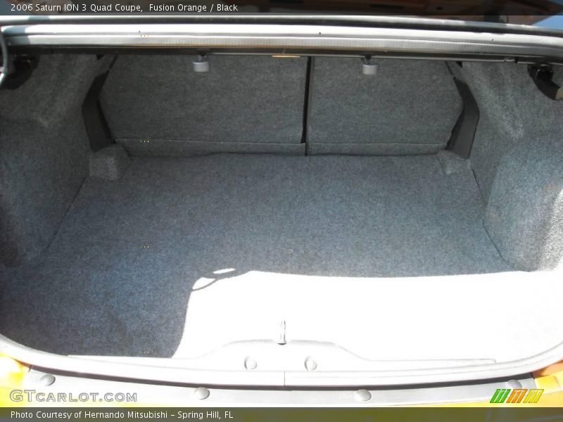 Fusion Orange / Black 2006 Saturn ION 3 Quad Coupe