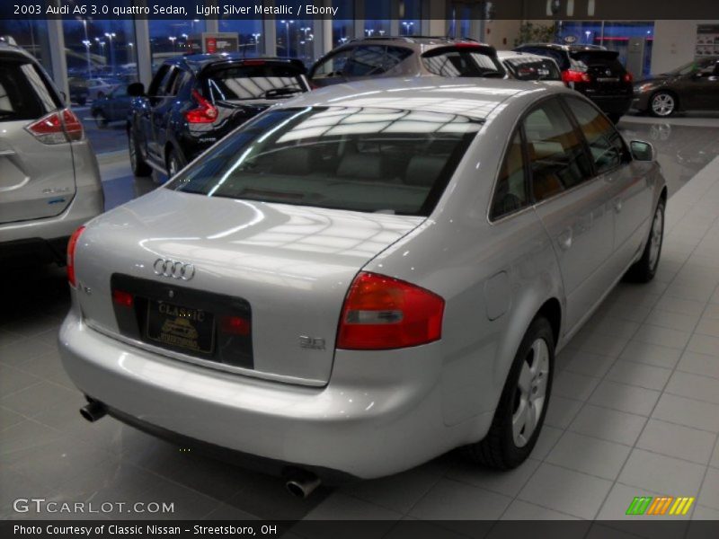 Light Silver Metallic / Ebony 2003 Audi A6 3.0 quattro Sedan