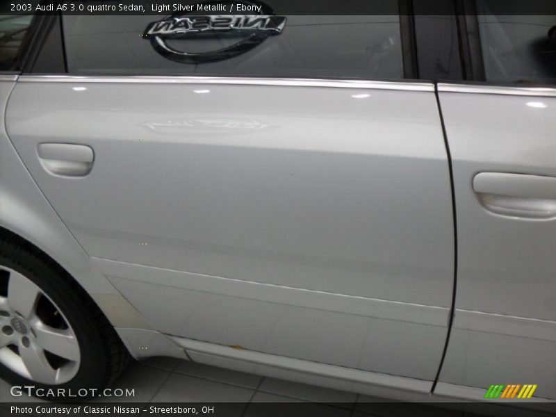 Light Silver Metallic / Ebony 2003 Audi A6 3.0 quattro Sedan
