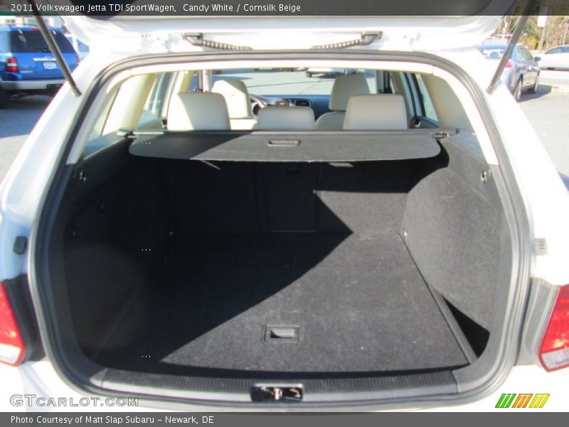 Candy White / Cornsilk Beige 2011 Volkswagen Jetta TDI SportWagen