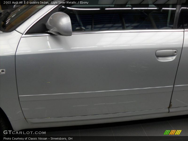 Light Silver Metallic / Ebony 2003 Audi A6 3.0 quattro Sedan