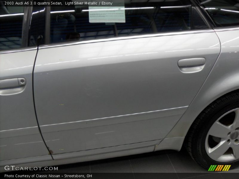Light Silver Metallic / Ebony 2003 Audi A6 3.0 quattro Sedan